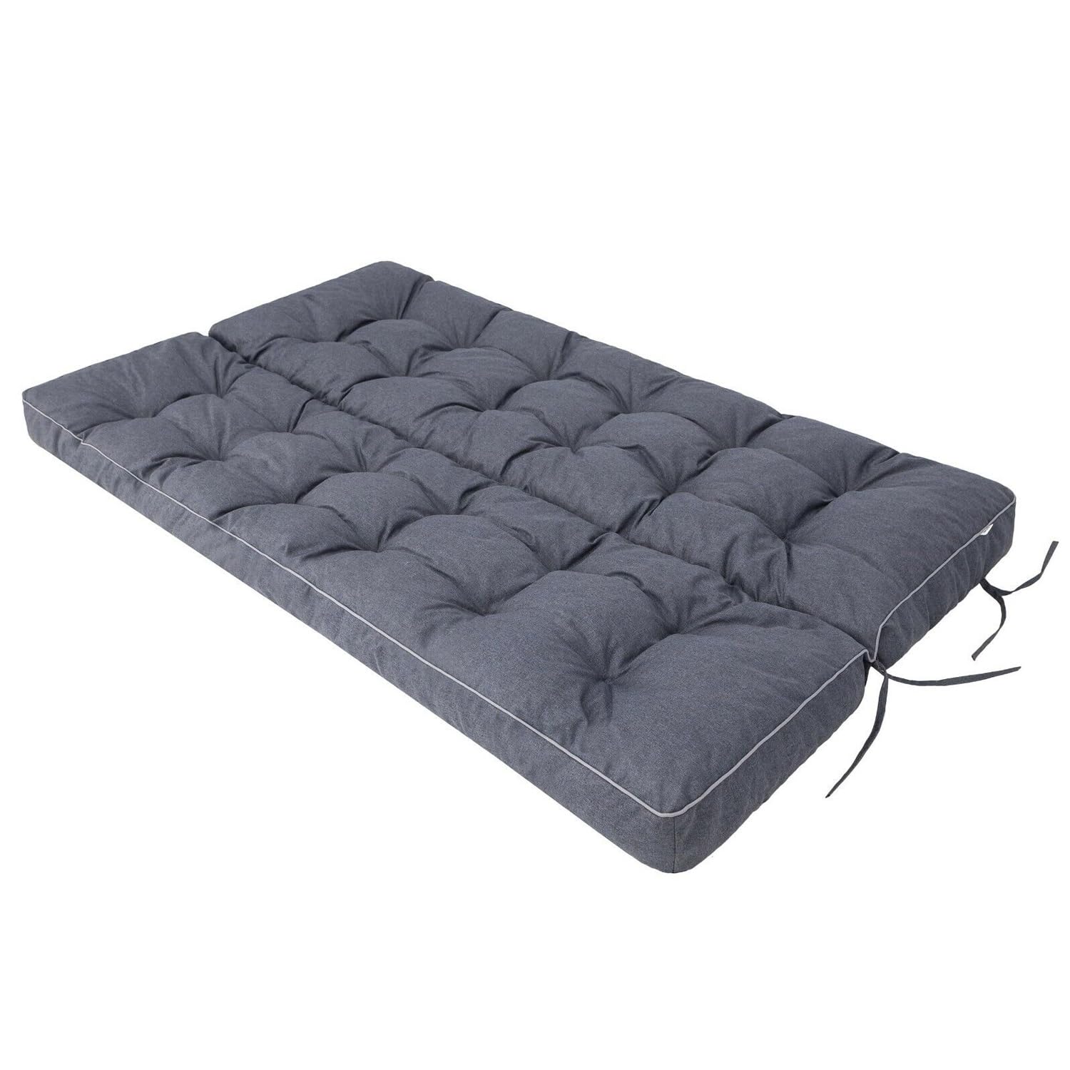 Kissen für Hollywoodschaukel und Gartenbank Gartenkissen Gartenbankauflage Bankauflage Bankkissen Garten Gartenmöbel Schaukelkissen (120 cm, Navyblau)