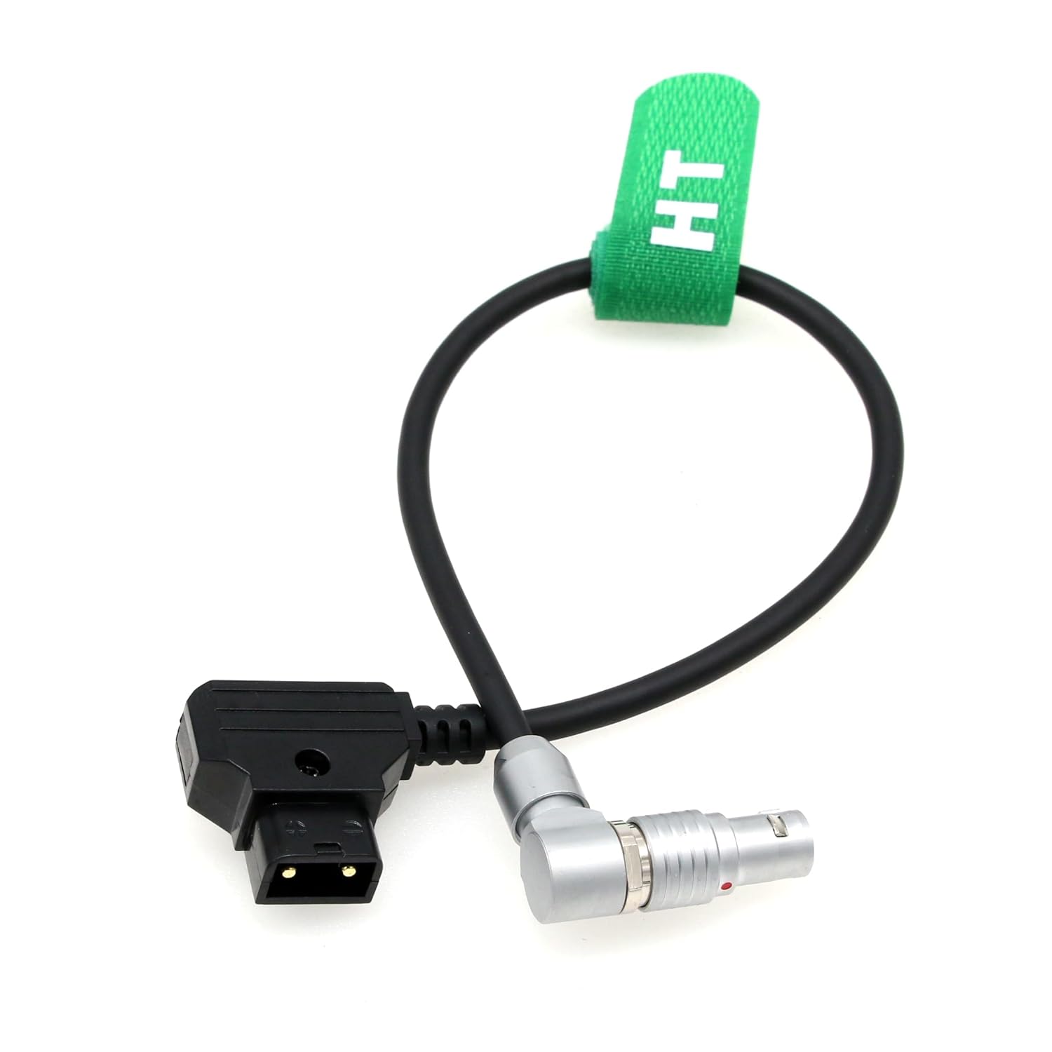 Power Cable for RED Komodo-X Epic Scarlet Dragon DSMC2 V-Raptor Camera, D-tap to Female 90°Rotatable Adjustable Right Angle 6 Pin 30cm