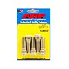 ARP Wheel Stud, 12 mm x 1.25 Thread, 1.750 in Long, 0.585 in Knurl, Chromoly, Cadmium, Subaru WRXBRZScion FR-S, Set of 5
