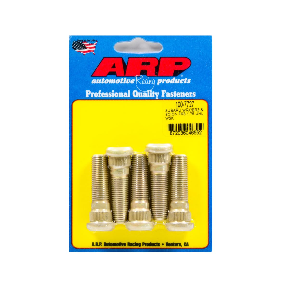 Amazon.com: ARP Wheel Stud, 12 mm x 1.25 Thread, 1.750 in Long