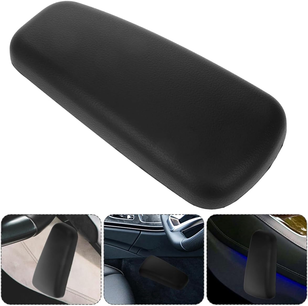 Automotive Center Console Knee Cushion Pad and Car Door Armrest Leg Support Pad 2pcs Comfortable Interior Accessories for Vehicle Comfort and Knee Protection