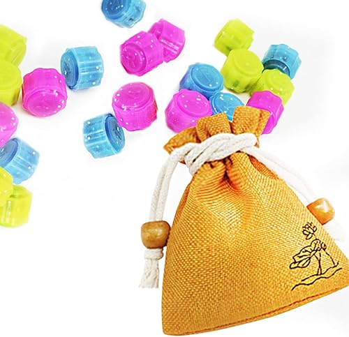 _Gonggi Konggi Gong Gi Korean Jacks Jack Stone Game 15 piezas  Niños adultos  Juego cerebral una bolsa de la suerte