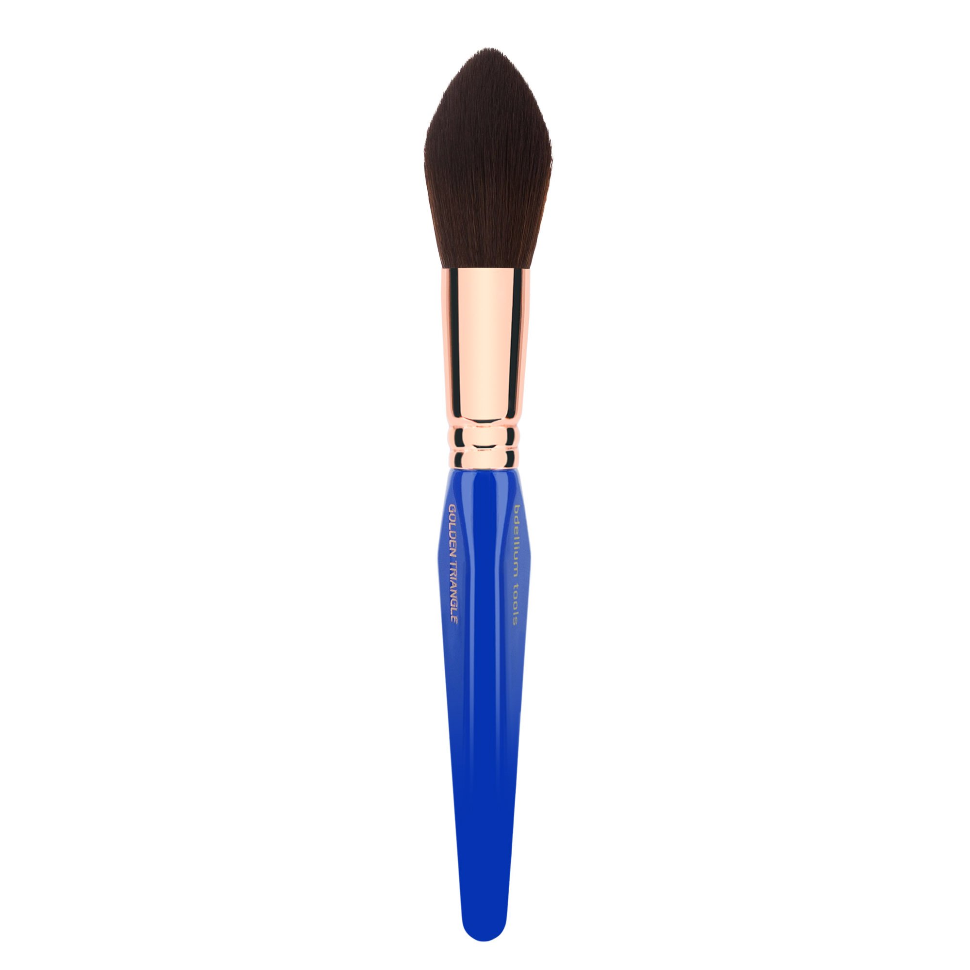 Bdellium Tools Pennello professionale per trucco Golden Triangle Series - Cipria affusolata 974