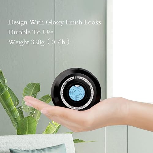 Miniatura 2 de Monosaudio Estabilizador de tocadiscos Phono LP, peso de récord de 50 Hz, abrazadera para reproductor de discos de vinilo, 320 G (11.3 onzas) HiFi 3