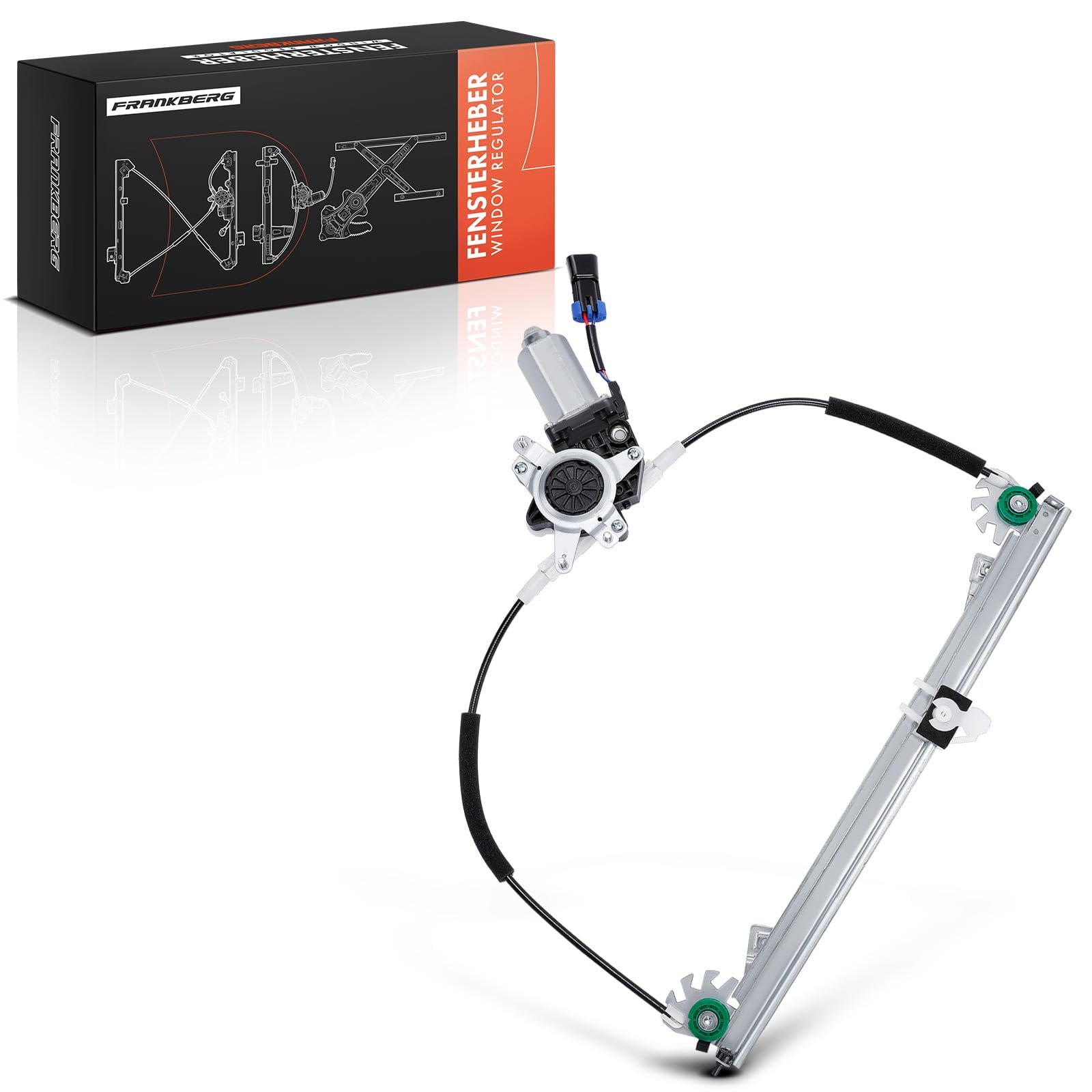 Frankberg Conjunto de Regulador de Ventana Compatible con 169 Furgoneta/Compacto 169 Replace# 51801612