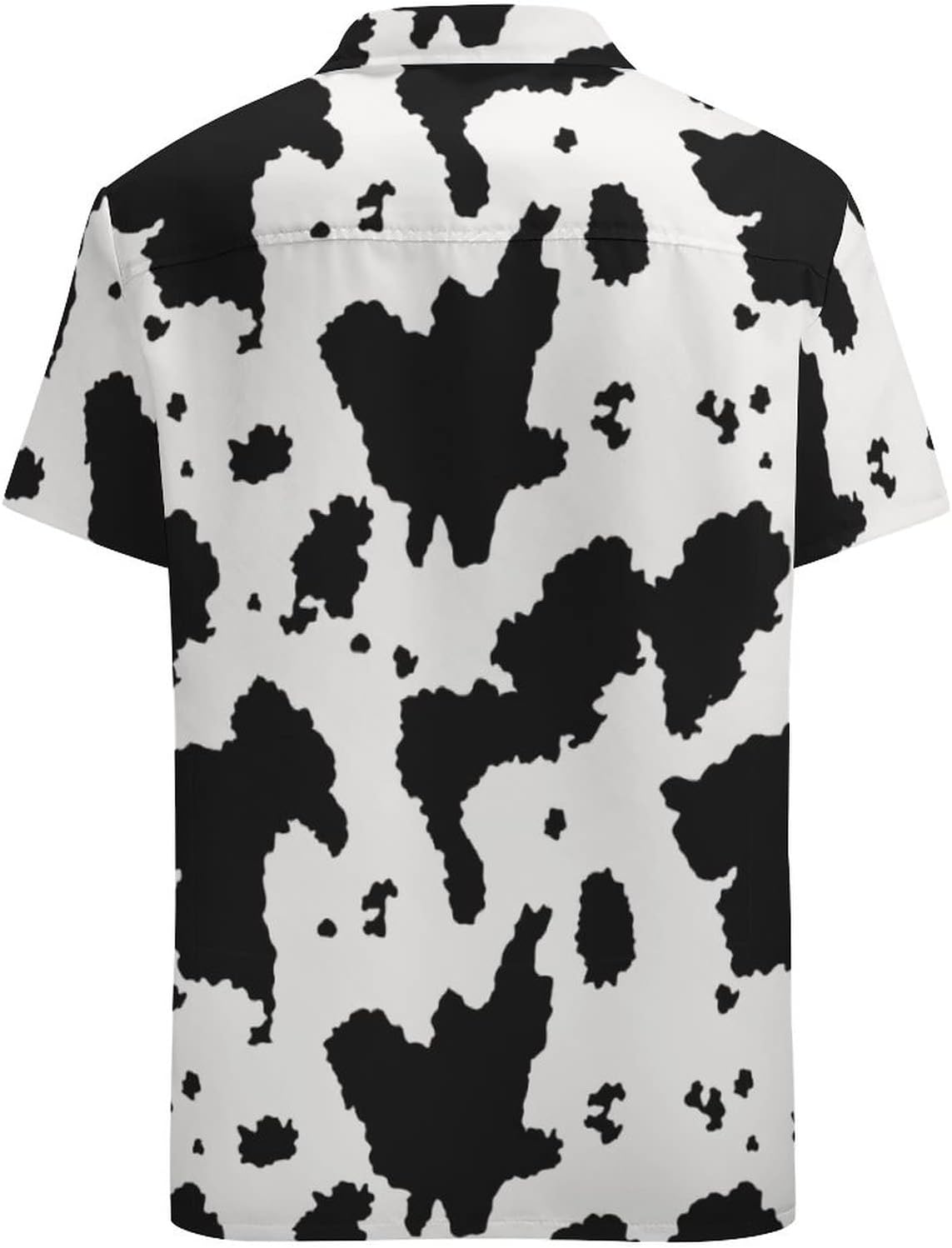 Men's Novelty Button Up Shirt Funky Short Sleeve Party Shirts Casual Hawaiian Beach Shirt - Image 4