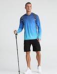 APTRO Hoodie pour hommes UPF 50+ Chemises à manches longues Protection contre le soleil Rash Guard Chemise en plein air UV SPF Hiking Pêche chemises pour hommes