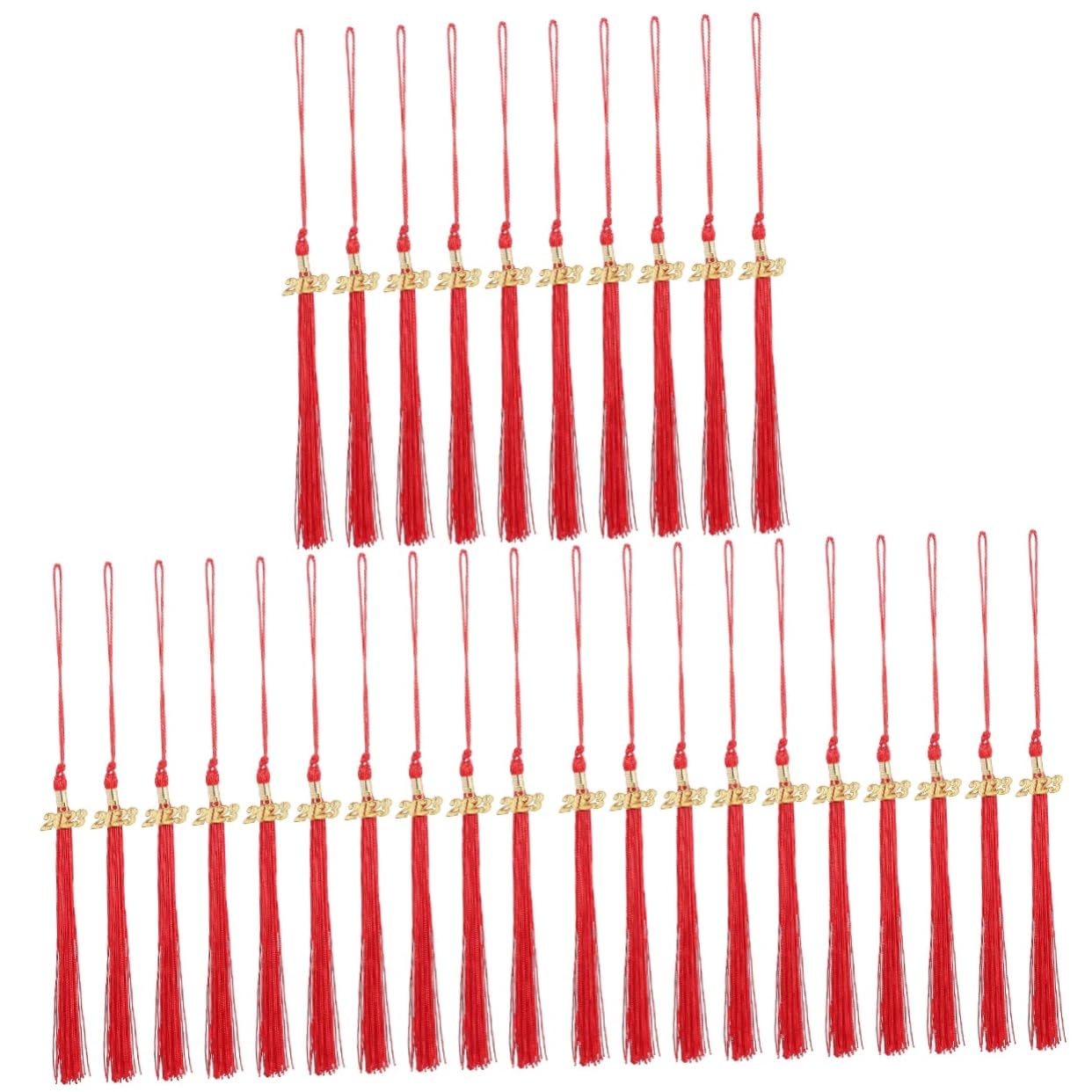 NUOBESTY 3 Set Di Nappe Per Cappelli Da Laurea Con Ricamo Dellanno Eleganti Accessori Per Cappelli Da Laurea Per Sessioni Fotografiche 10 Pezzi * 3