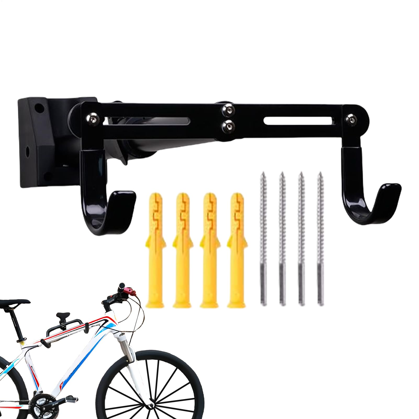 Soporte Pared Bicicleta Ganchos Multiuso Para Bicis Montaña, Carretera Y