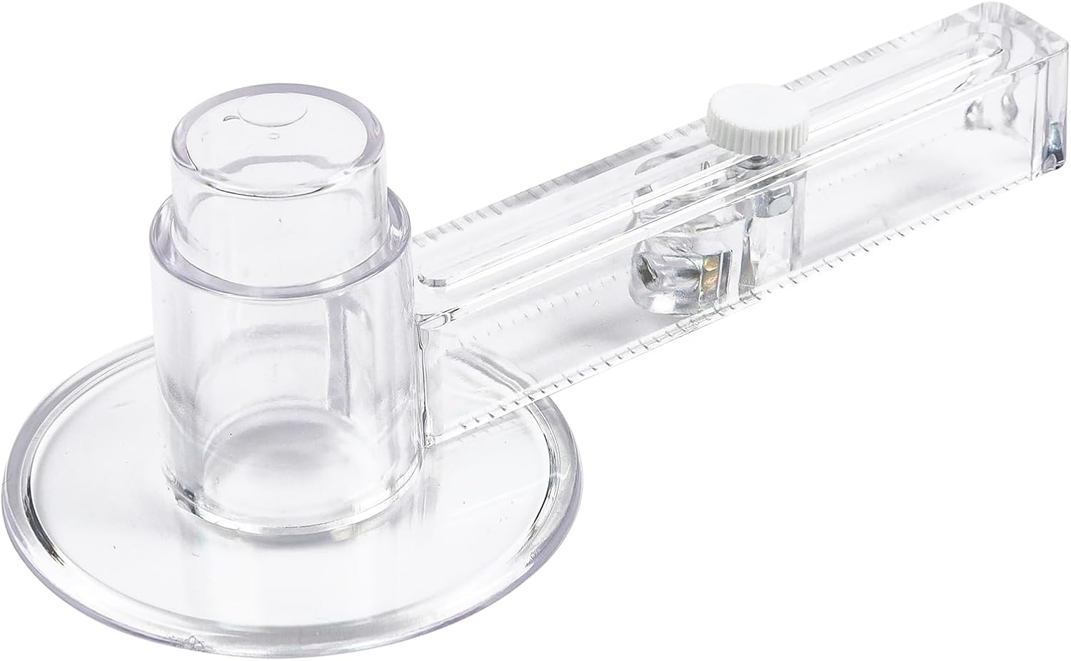 58mm/2.25 Inch Clear Circle Cutter Button Maker Tools, Adjustable Multi-Size Badge Making Round Cutting Tool, Cutting Knife Photo Paper Model Circle (70-210mm)