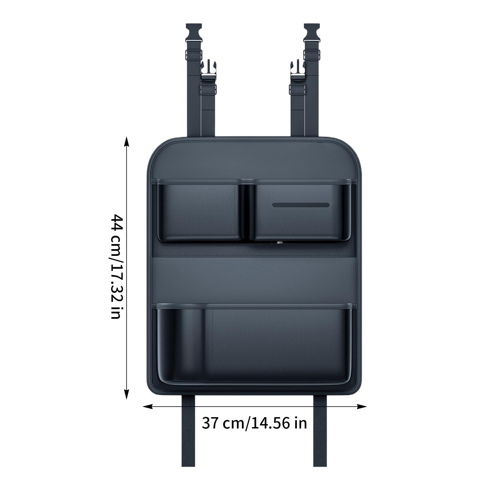 Organizer per sedile auto, con portabicchieri, grande capacità, organizer per retro del sedile, per SUV, camper, berlina, interni, viaggi su strada, accessori da viaggio, giocattoli per bambini