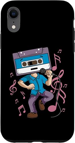 iPhone XR Cassette Tape Singing Retro Radio 70's 80's 90's Music Case