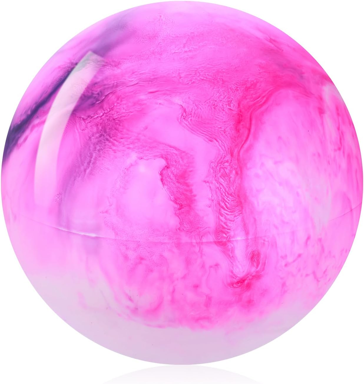 Grevosea 15 Inch Large Bouncy Ball Inflatable Balls Beach Ball Marbleized Bouncy Ball Colorful Cloud Bouncing Balls for Adults Pet Outdoor Summer Beach Party Supplies School Water Fun