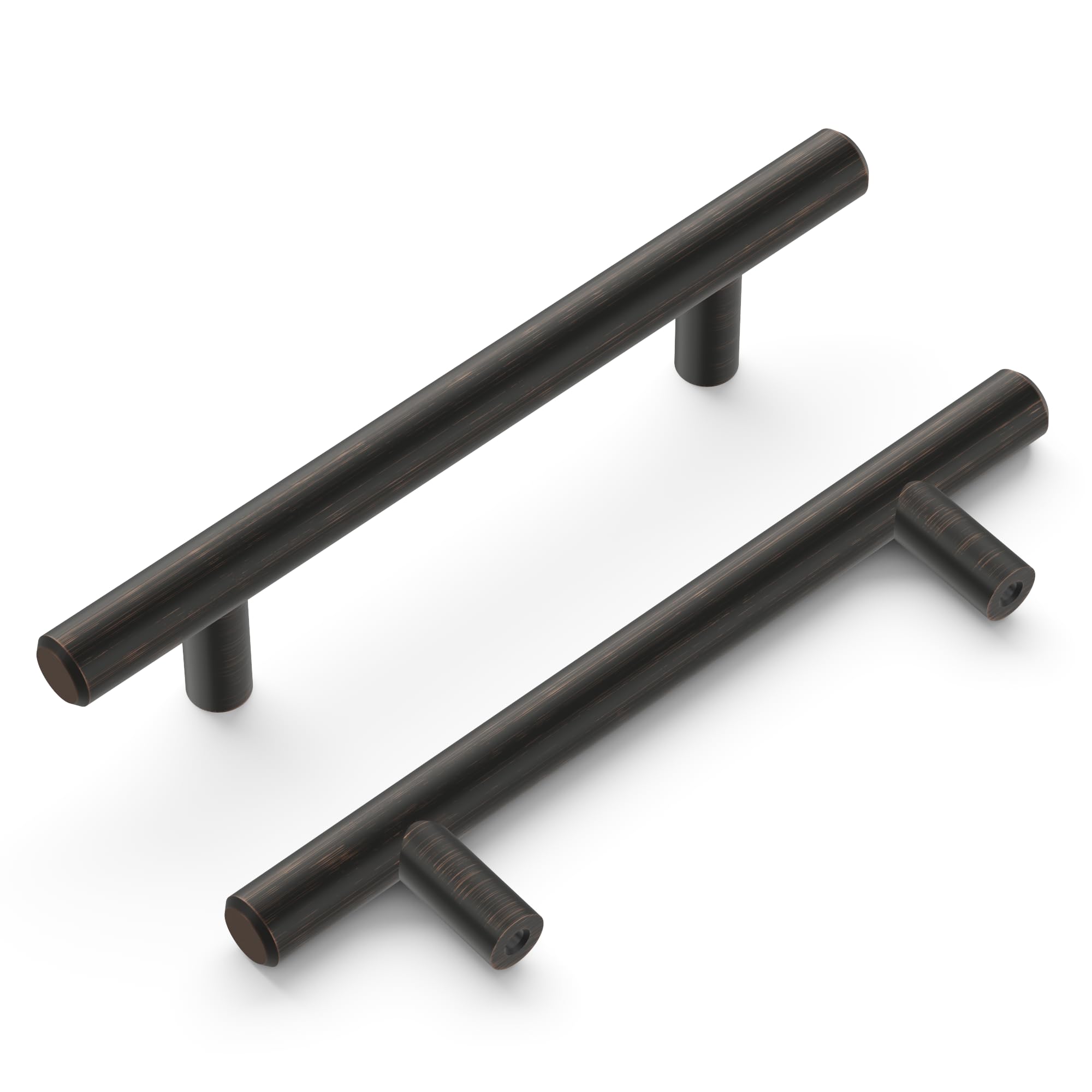 Poignée de meuble 96 mm bronze vintage Hickory Hardware Barre Collection