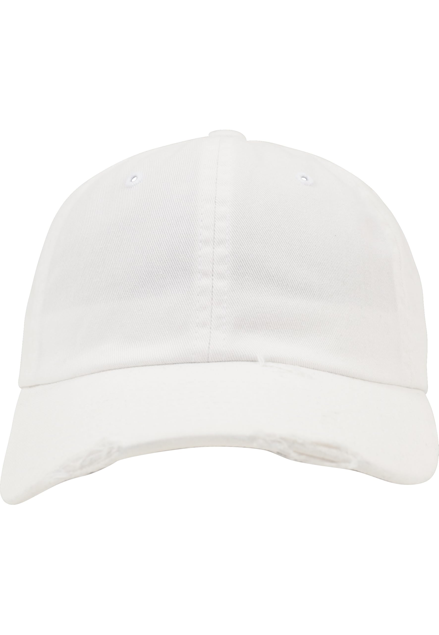 Flexfit Low Profile Destroyed Caps, White, one Size