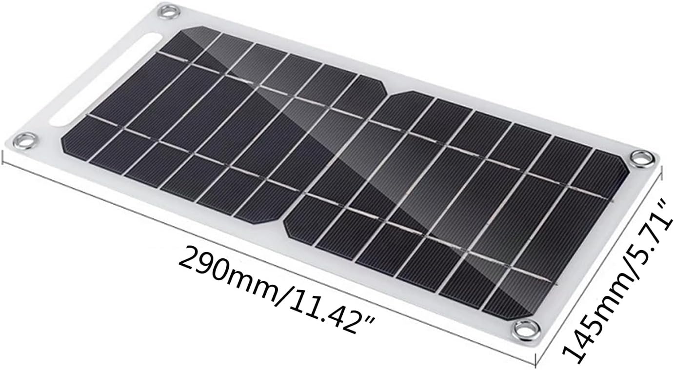 10W ソーラーパネル 防犯カメラ用 屋外 ソーラーパネル 電源 ポータブル 充電 携帯電話用