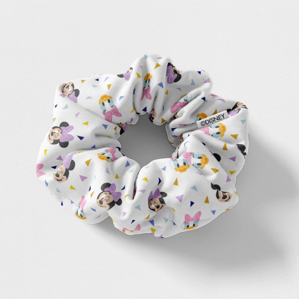 Disney Scrunchies, Minnie, Princesses, Frozen II, Lilo & Stitch, Charge of 101, Aristocats, Fabric Hair Elastics, Pigtails - Image 3