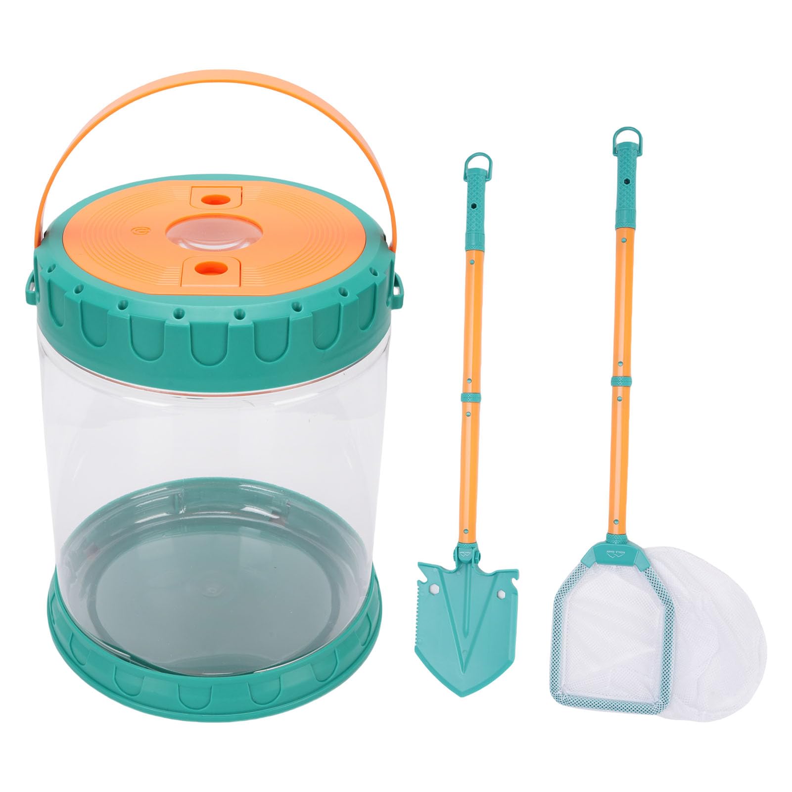 Srliya Ensemble de Jouets de Plage pour Enfants, Kit D'exploration, Kit D'aventure en Plein Air, Ensemble de Jouets de Plage, Outils de Sable Portables en Plastique avec Couvercle