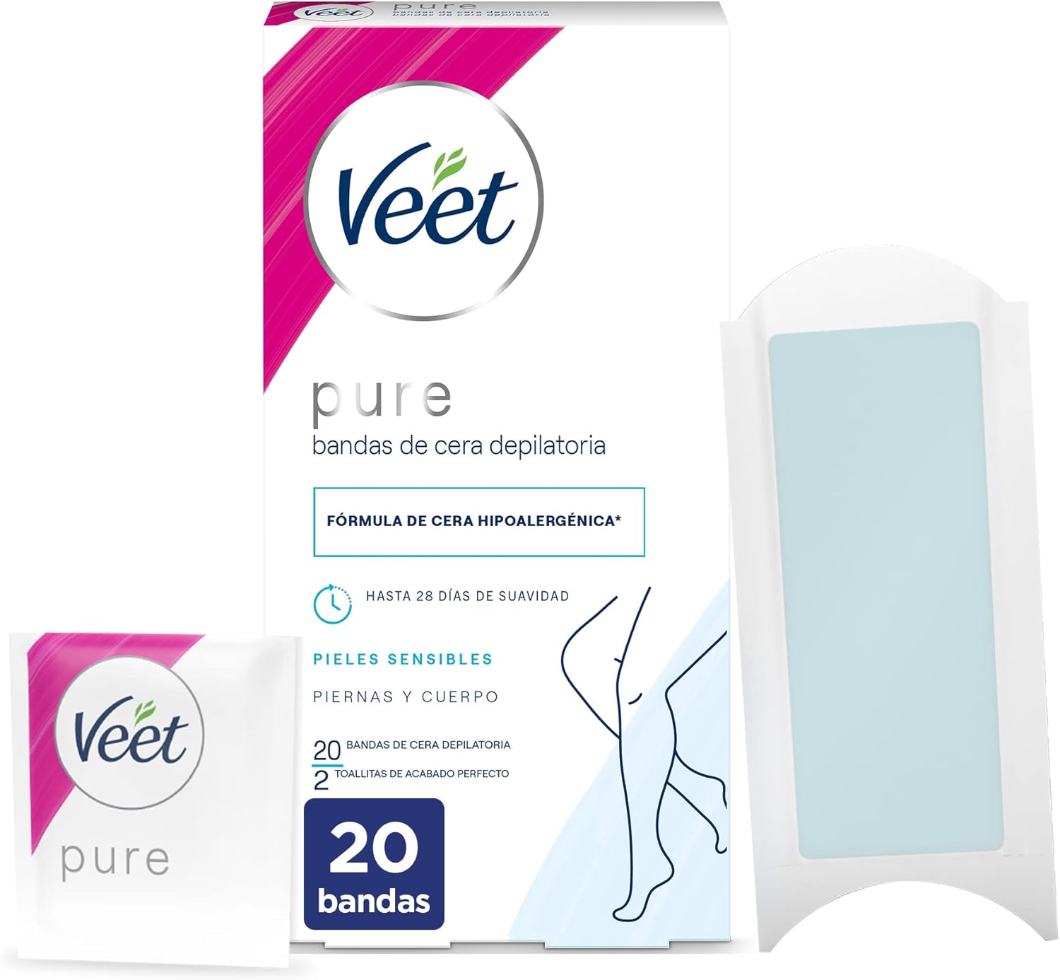 VEET bandas de cera depilatoria corporal caja 20 uds - ¿Vale la pena?