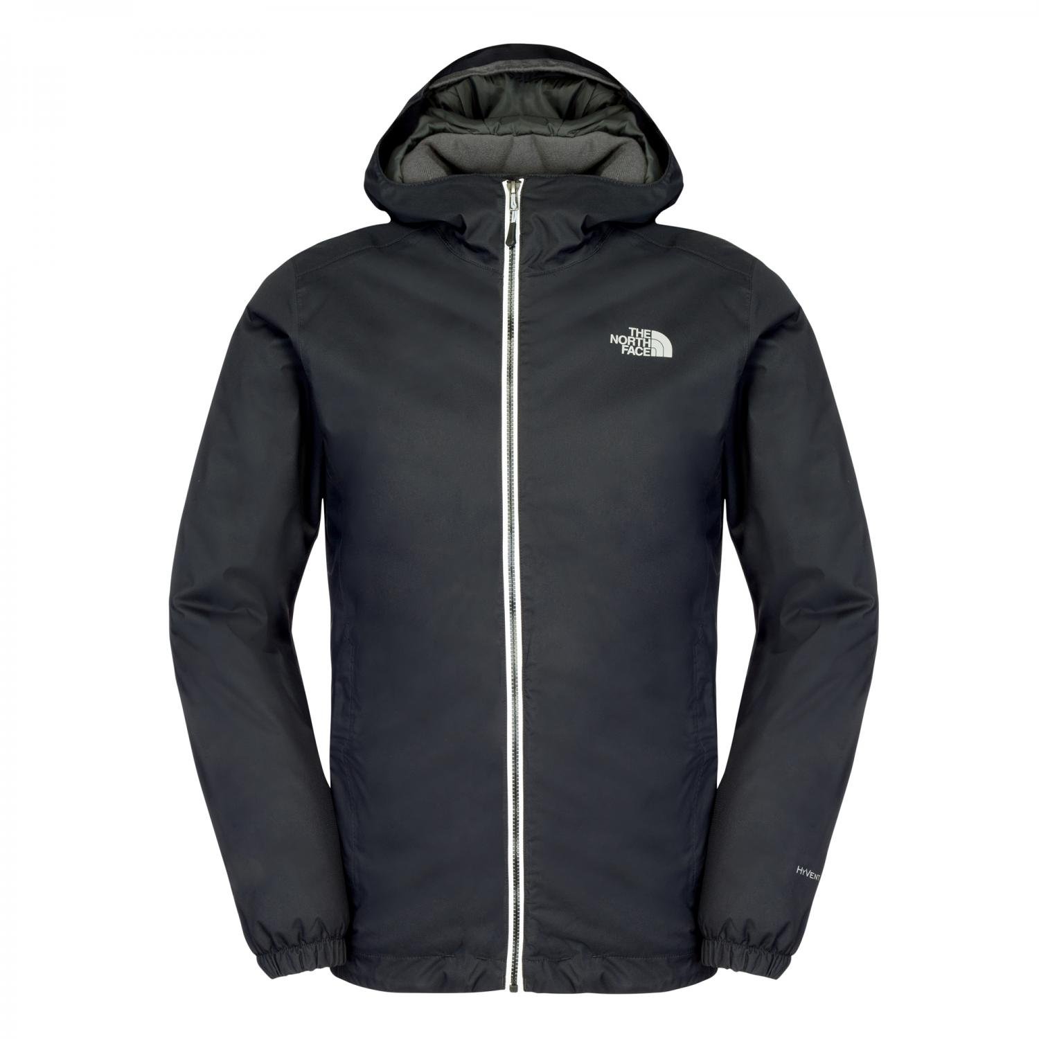 THE NORTH FACE - Giacca Con Cappuccio Quest Da Uomo - Impermeabile, Traspirante - Monument Grey