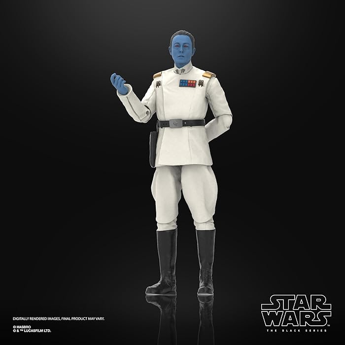 Hasbro G0021 Star Wars The Black Series—Grand Admiral Mitth'raw'nuruodo(core name Thrawn)(Star Wars : Ahsoka Tano)