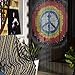 TACHILC Peace Doorway Beads Curtains, Bamboo Beaded Curtains for Doorways, Beaded Curtain 35.5 inches x 78 inches, 90 Strands