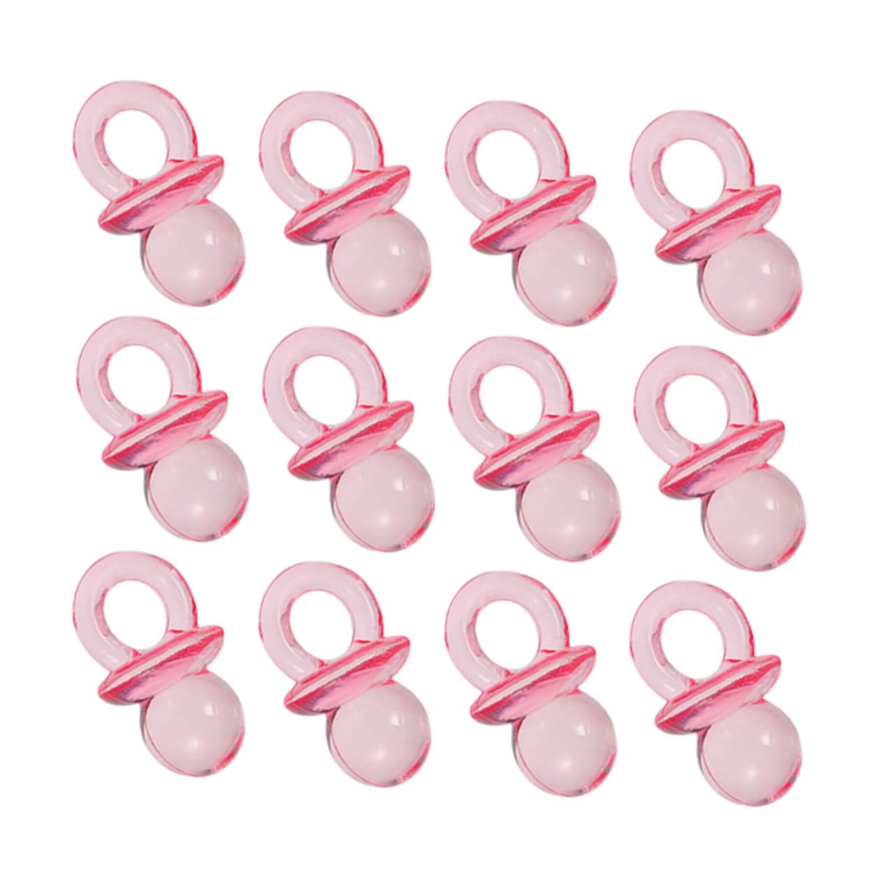 Toddmomy Mini Pacifiers for Shower Game 200pcs Acrylic Toys Gender Reveal Party Decorations Shower Party Favor