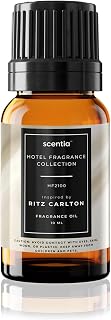 Scentia HF 2100 Hotel Diffuser Oil – Inspired by 5-Star Hotels – Luxury Fragrance Oil for Waterless & Ultrasonic Diffusers – Premium Aroma – 10 mL Glass Dropper Bottle - Thanksgiving & Holiday Gift