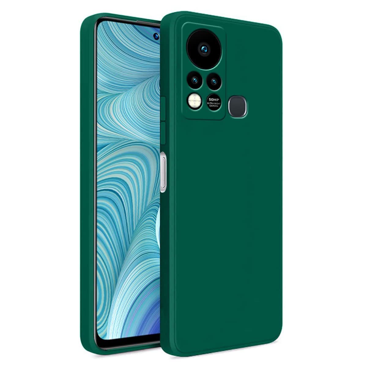 LIRAMARK Silicone Soft Back Cover Case for Infinix Hot 11S (Silicone Green) (B0BZ8CMCGV) Amazon Price History, Amazon Price Tracker