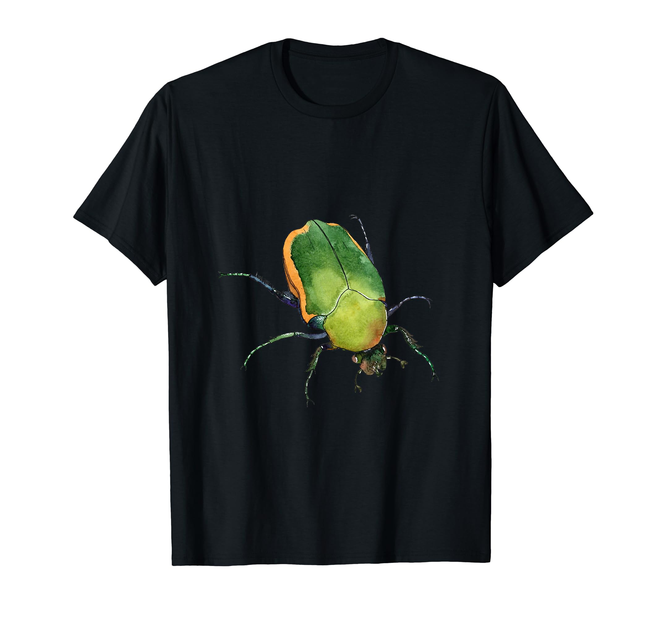 Figeater Beetle Green Fruit Fig Cotinis Mutabilis Scarab T-Shirt