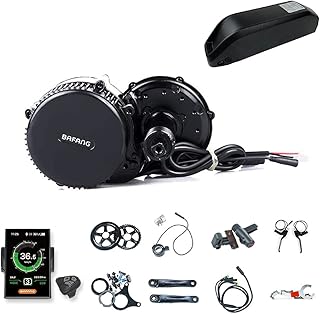 Bafang BAFANG Electric Bikes Conversion kit 48V 500W/750W/1000W BBS02B BBSHD E-bike Mid Drive Motor kit with Down Tube Battery (Optional) 48V17.5Ah/20Ah