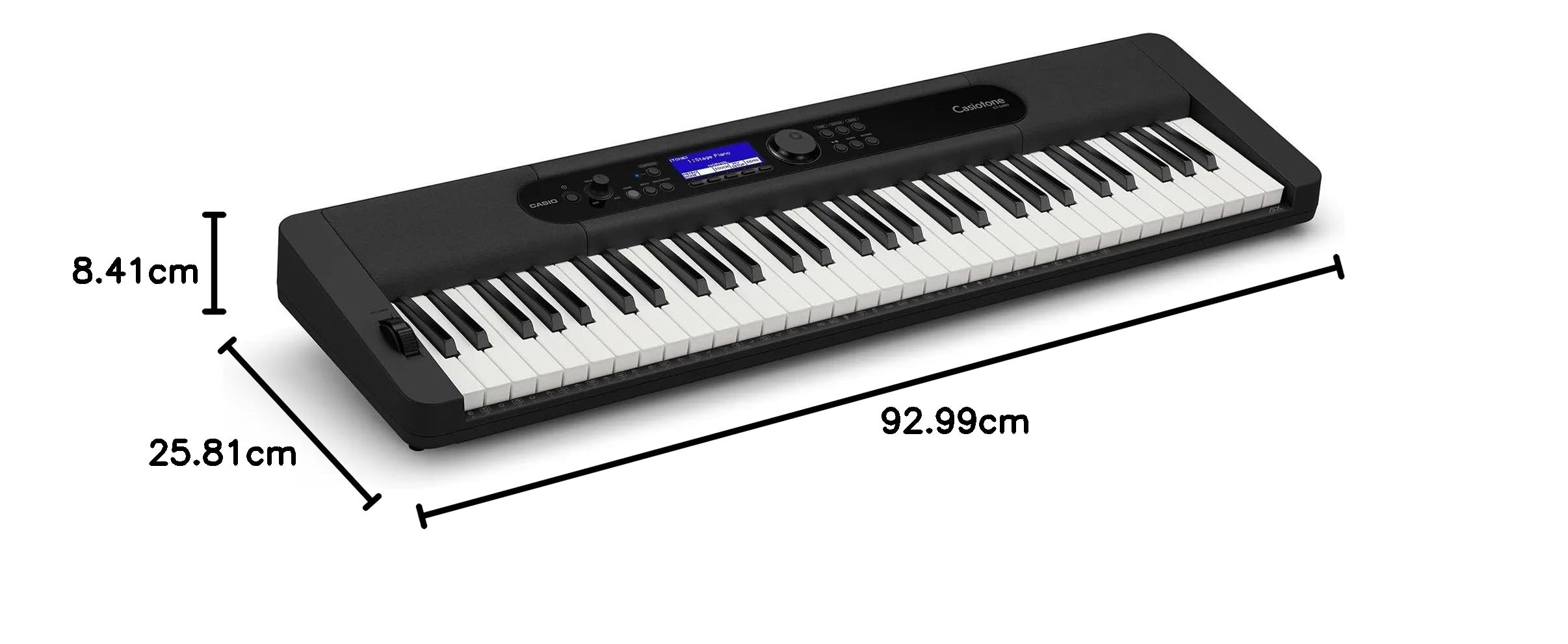 Casio CTS400 Premium Pack con supporto, adattatore CA e cuffie PPK