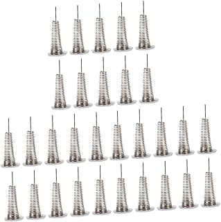 PRETYZOOM 36 Peças Acessórios DIY Brinquedos Mater De Carros Acessórios Decorações Automotivas Para Carro Bobbleheads Boneca Molas De Balanço Fortuna Gato Base De Mola Balançando Cabeça