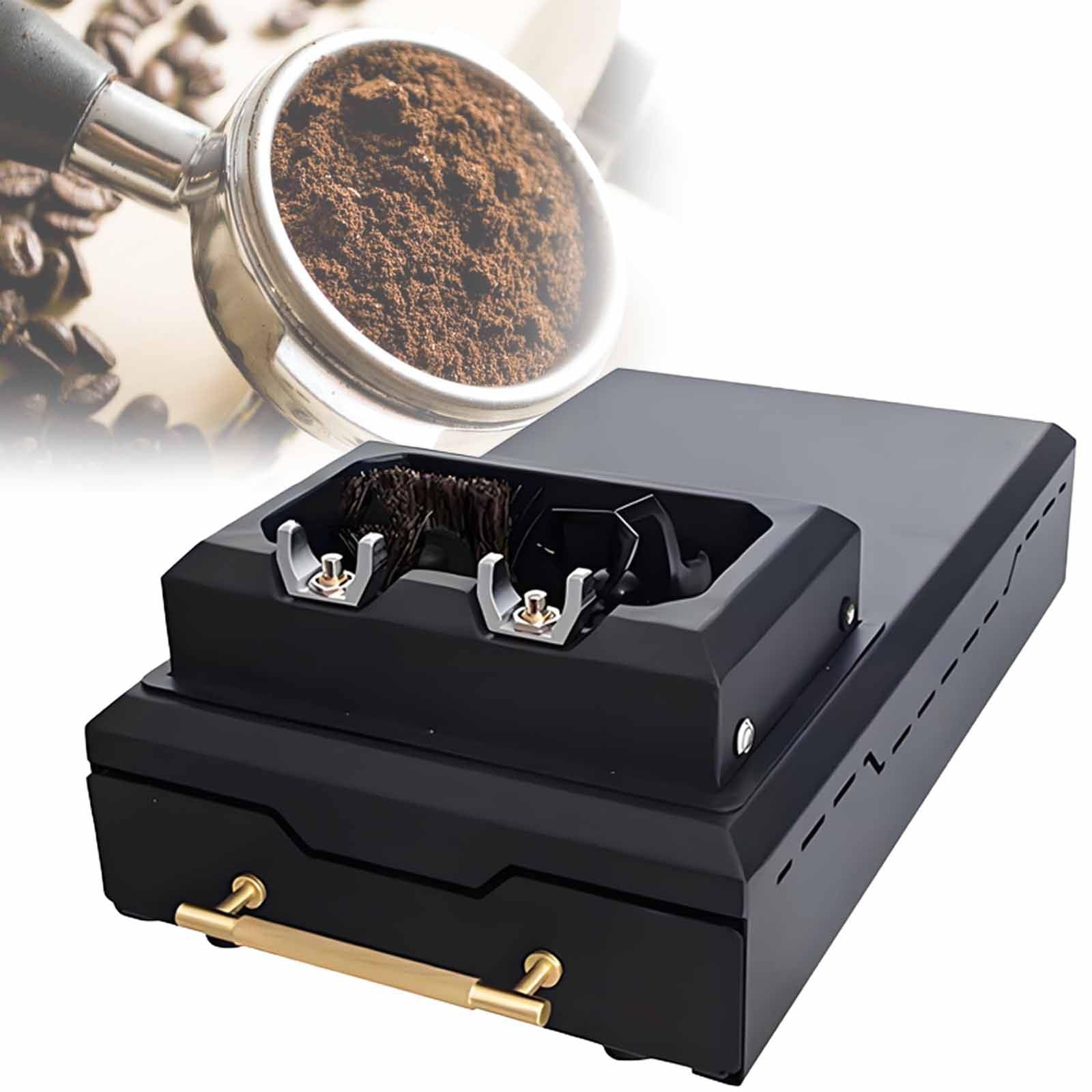 Limpiador automático de portafiltros para café en restaurantes, para filtros Planos/cóncavos de 58 mm, para máquinas de café expreso de Bar, Color Negro.