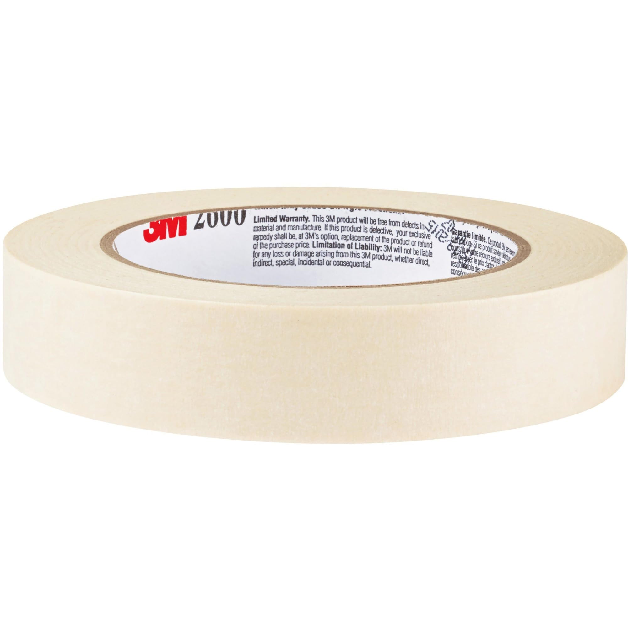 Economy Masking Tape, 3 Inch Core Size, 6/PK, 2 Inch x60 Yards, Sold as 1 Package