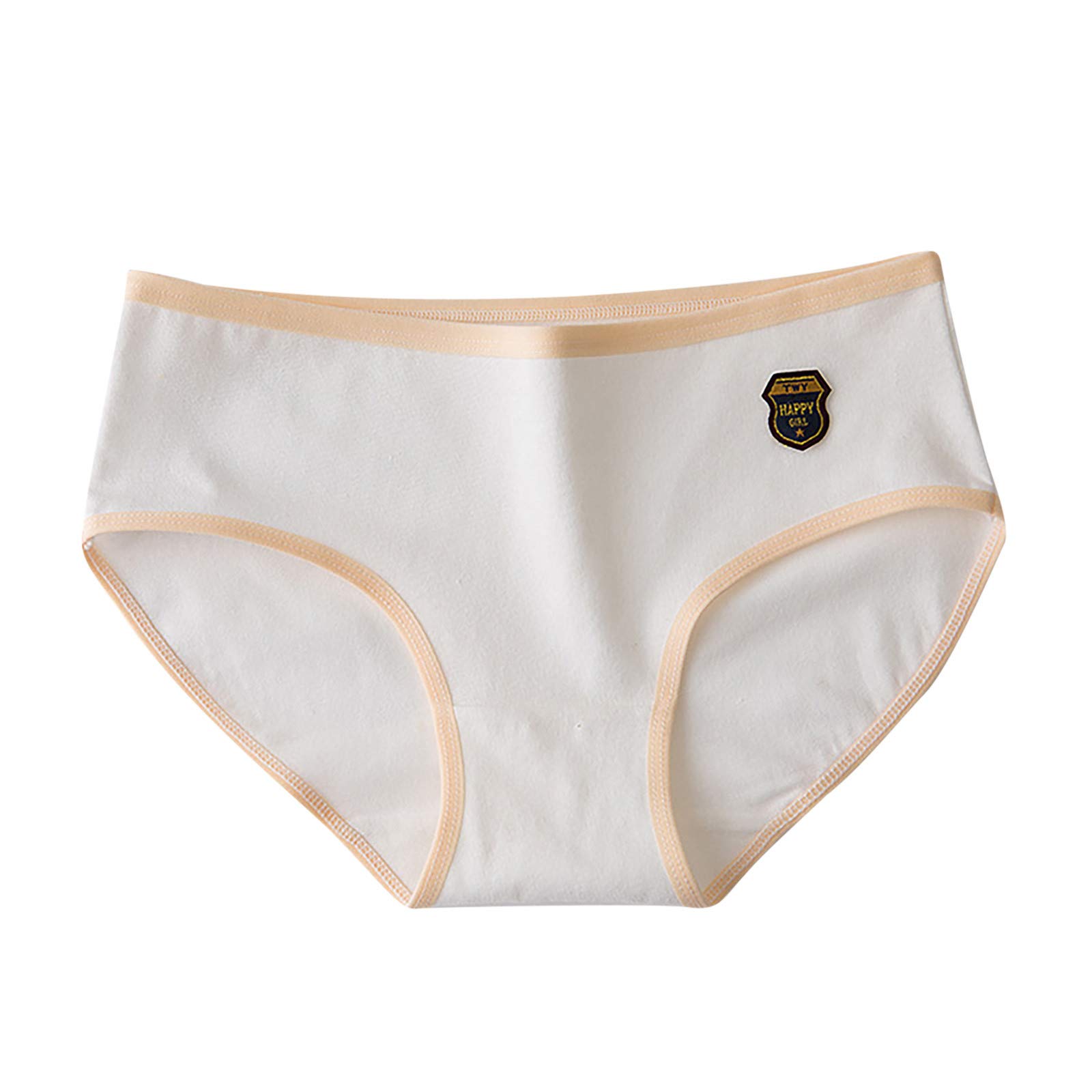 baskuwishWomen's Cotton Underwear High Waisted Stretch Briefs Soft Comfy Ladies Panties MultiPack