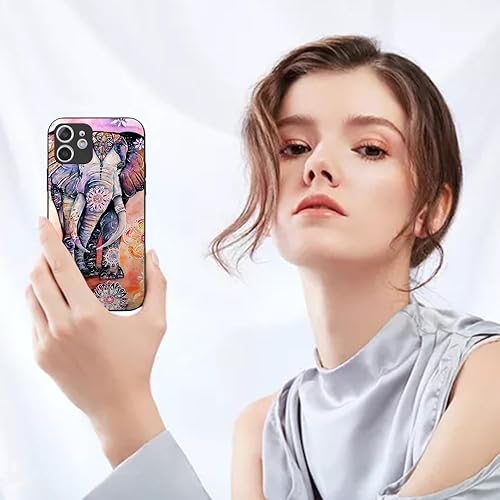 Miniatura 9 de BGZDZDN Funda morada para iPhone 13 Pro Max, diseño de libélula con bonito diseño de libélula para niñas y mujeres con parte trasera de vidrio