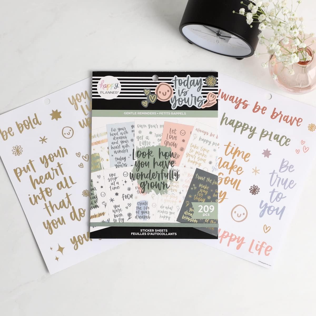 Happy Planner Large Sticker Value Pack-Gentle Reminders