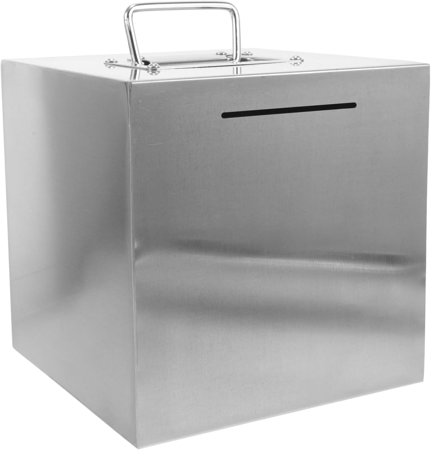 Stainless Steel Money Bank Cash Container for Adults for Savings and Decoration Large Capacity Piggy Bank with Deposit Opening