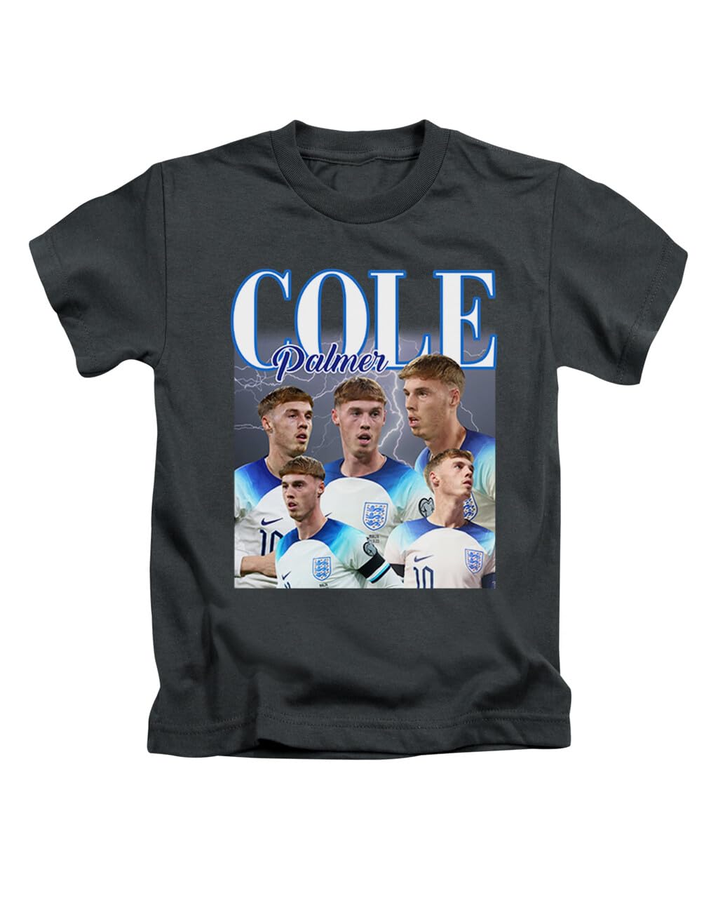 New Spirit Original Unisex Black Vintage Cole Palmer Footy Football Tee T-Shirt Funny T Shirt Top