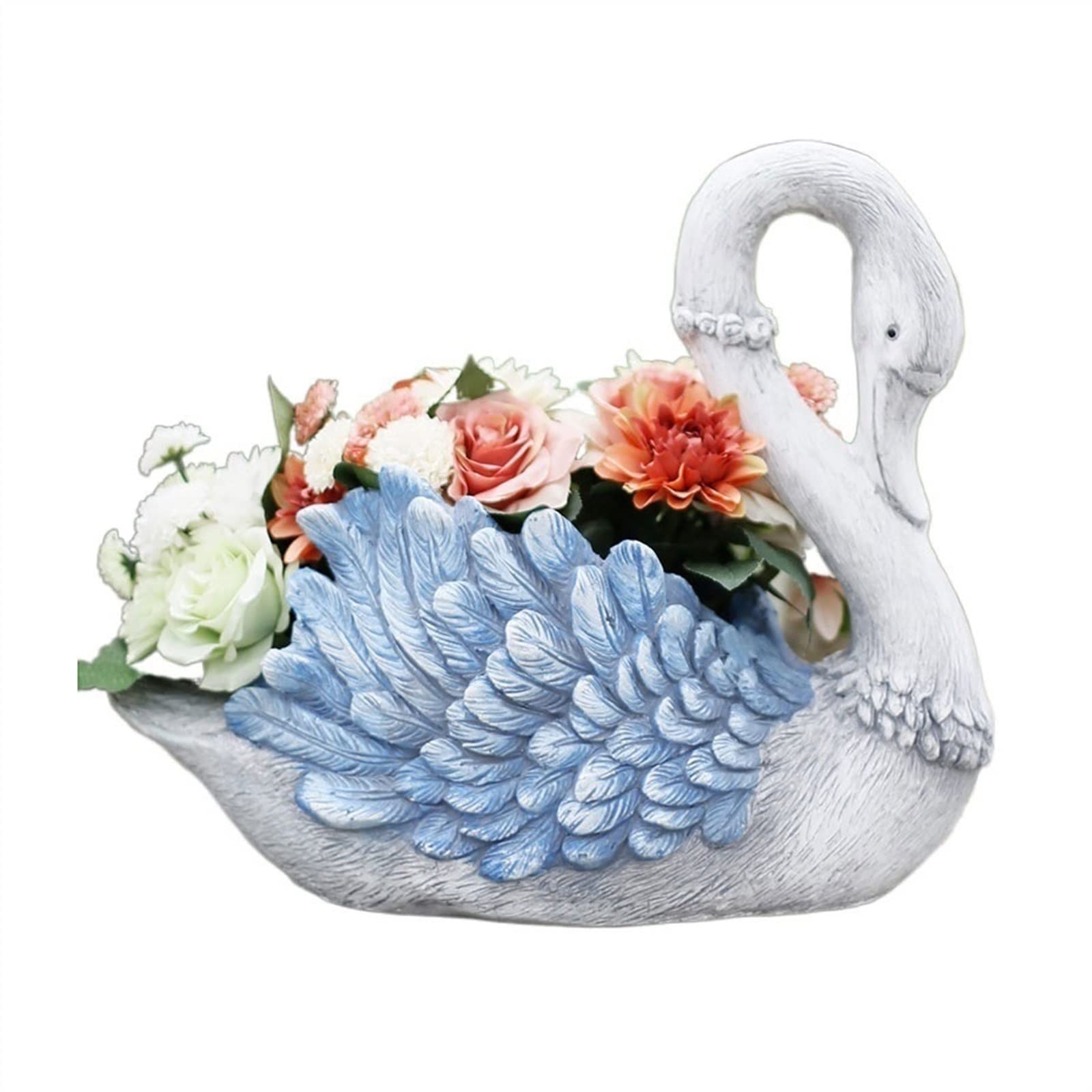 Pot de fleurs cygne grand format pour embellir votre balcon et terrasse d'été