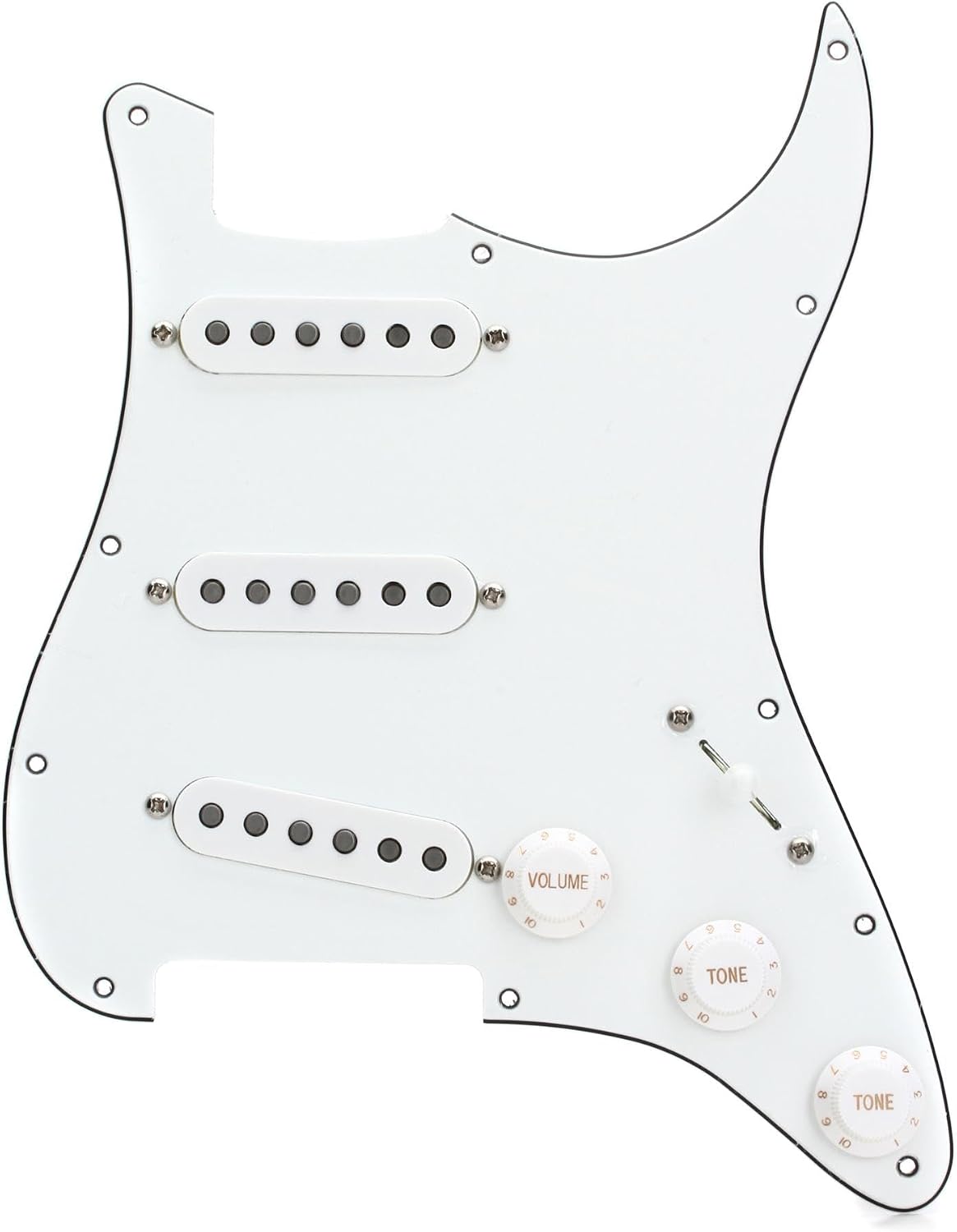 Mojo Tone 58 Quiet Coil Prewired Strat Pickguard with Hot Bridge