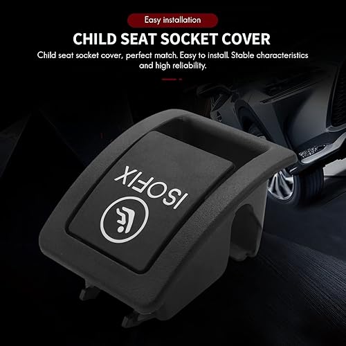 Miniatura 4 de Para Mercedes W205 Coche Trasero Niño ISOFIX Interruptor Asiento Cubierta de Seguridad Para Benz Clase C W205 C300 C350 C200 C180 2015-2021