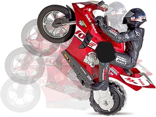 Miniatura 7 de 2.4G Control remoto motocicleta RC Stunt Vehículo electrónico Dift Racing Coches escala 1:16 con funciones de autoequilibrio de una sola rueda