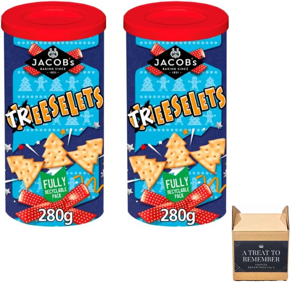 Jacob's Cheeselets Snacks Sharing Tub 280g (Pack of 2)