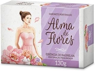 Sabonete Alma de Flores Baunilha de 130G, Alma de Flores