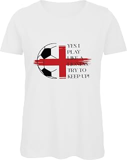 I Play Like A Lioness Child's Tshirt | England Lioness Team Women's Football World Cup T-Shirt | Supportive Fan Apparel Football TShirt Kids (9-11 Years)