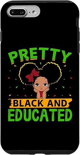 Funda para iPhone 7 Plus8 Plus Pretty Black And Educated African Pride Black History Month Case