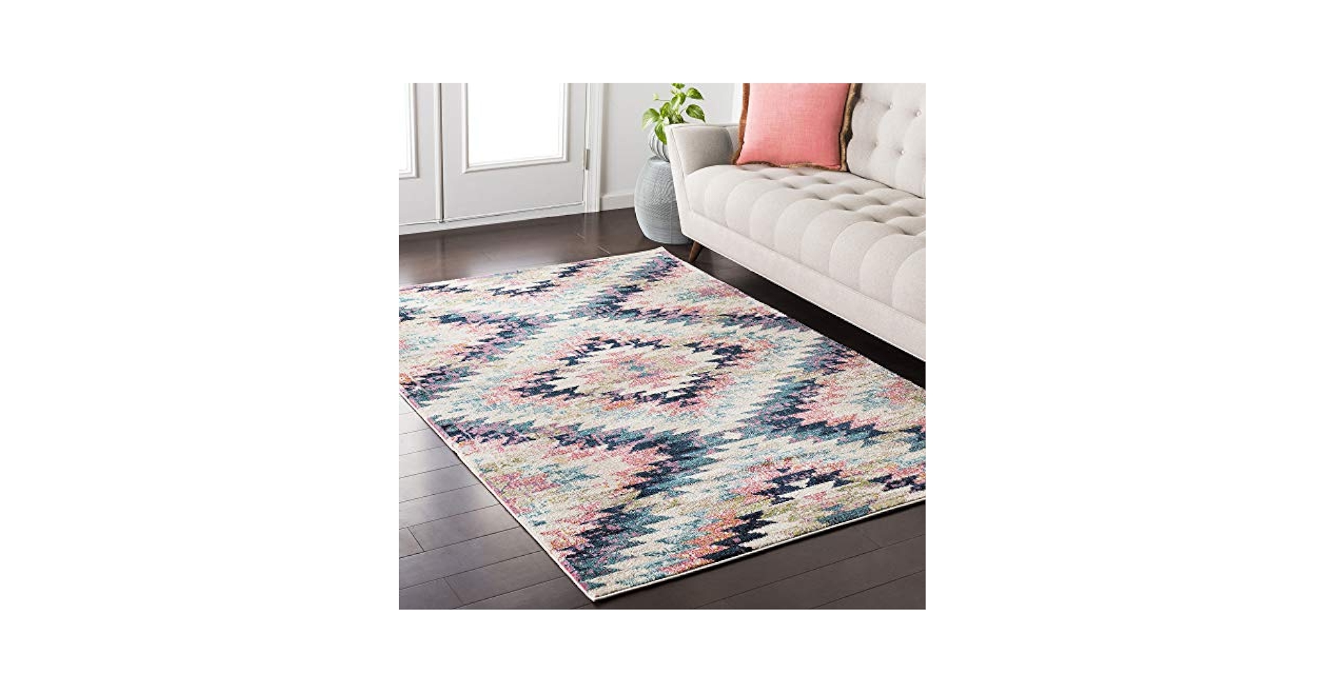 ラグ good vibes only グラフィティー タフティング ラグ good