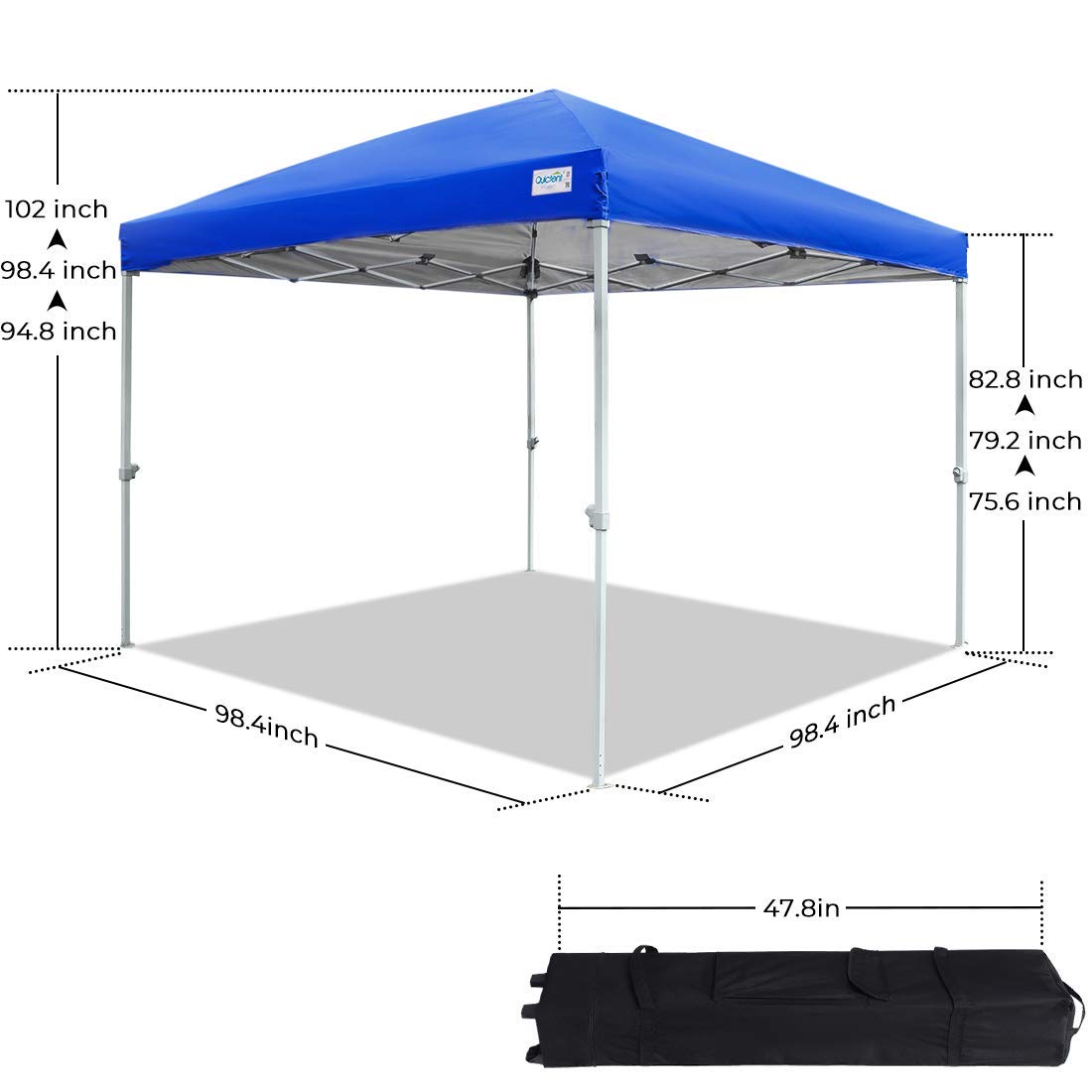 Buy Quictent 10x10 Pop up Canopy Tent with Netting Screened Screen